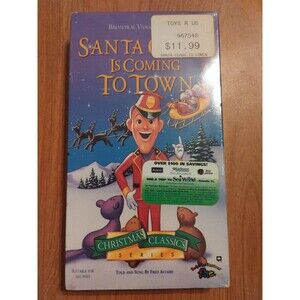Santa Claus Is Coming to Town VHS - Rankin/Bass Christmas Special - New & Sealed